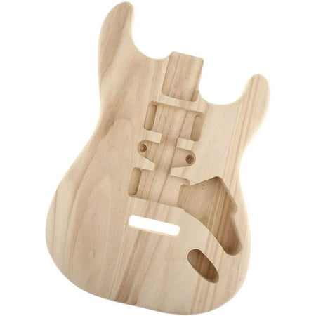 gazechimp Unfinished Guitar Polished Body Sycamore Wood for ST Guitar DIY Material Luthier Tool gazechimp Unfinished Guitar Polished Body Sycamore Wood for ST Guitar DIY Material Luthier Tool